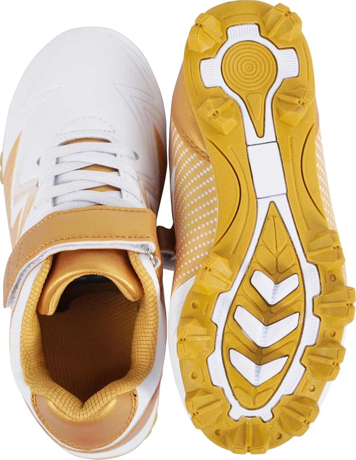 Baseball Cleats for Kids - Unisex-Child Rubber Molded Softball Cleat - Boys Girls Outdoor Athletic Shoes