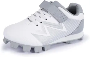 Baseball Cleats for Kids - Unisex-Child Rubber Molded Softball Cleat - Boys Girls Outdoor Athletic Shoes
