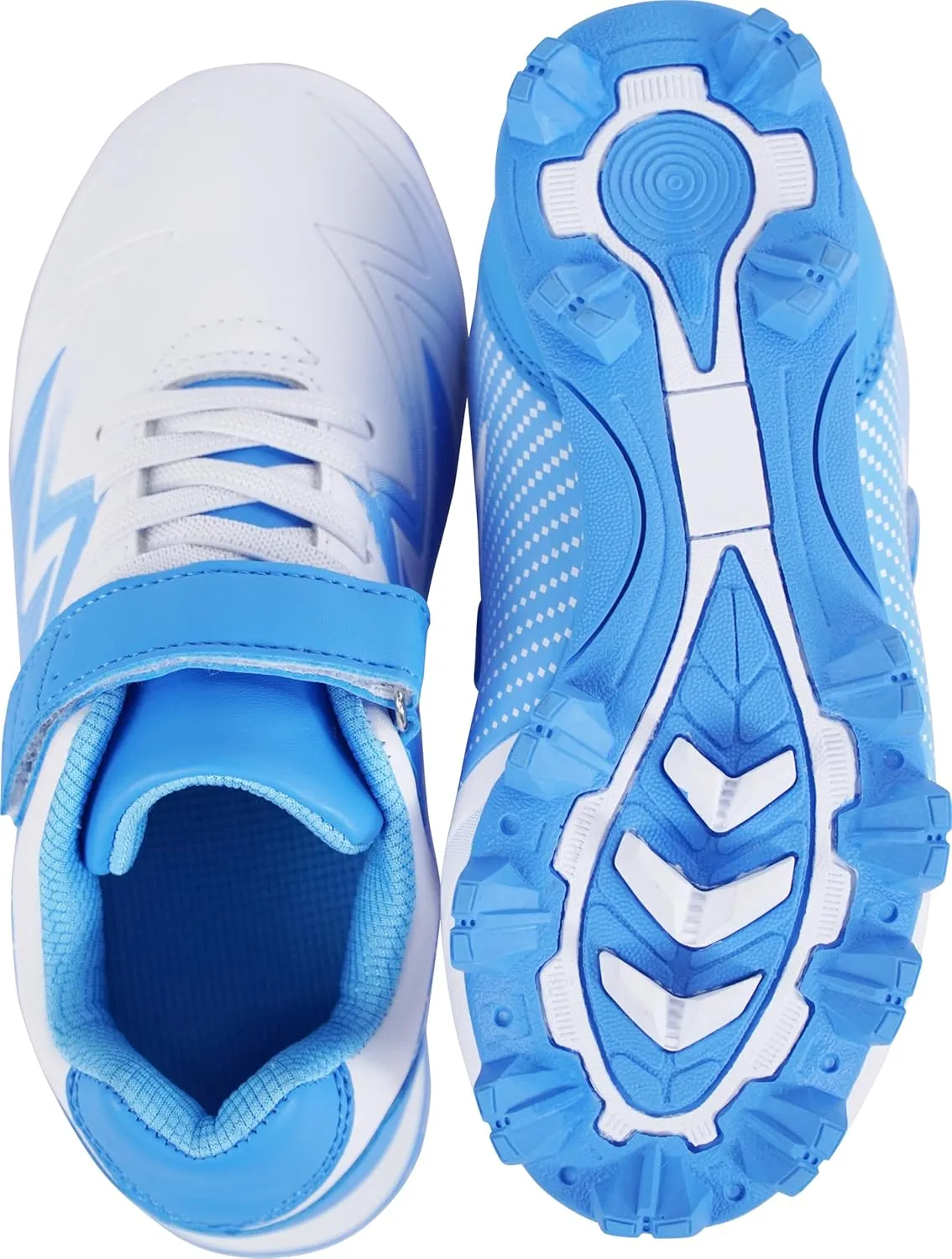 Baseball Cleats for Kids - Unisex-Child Rubber Molded Softball Cleat - Boys Girls Outdoor Athletic Shoes