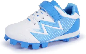 Baseball Cleats for Kids - Unisex-Child Rubber Molded Softball Cleat - Boys Girls Outdoor Athletic Shoes
