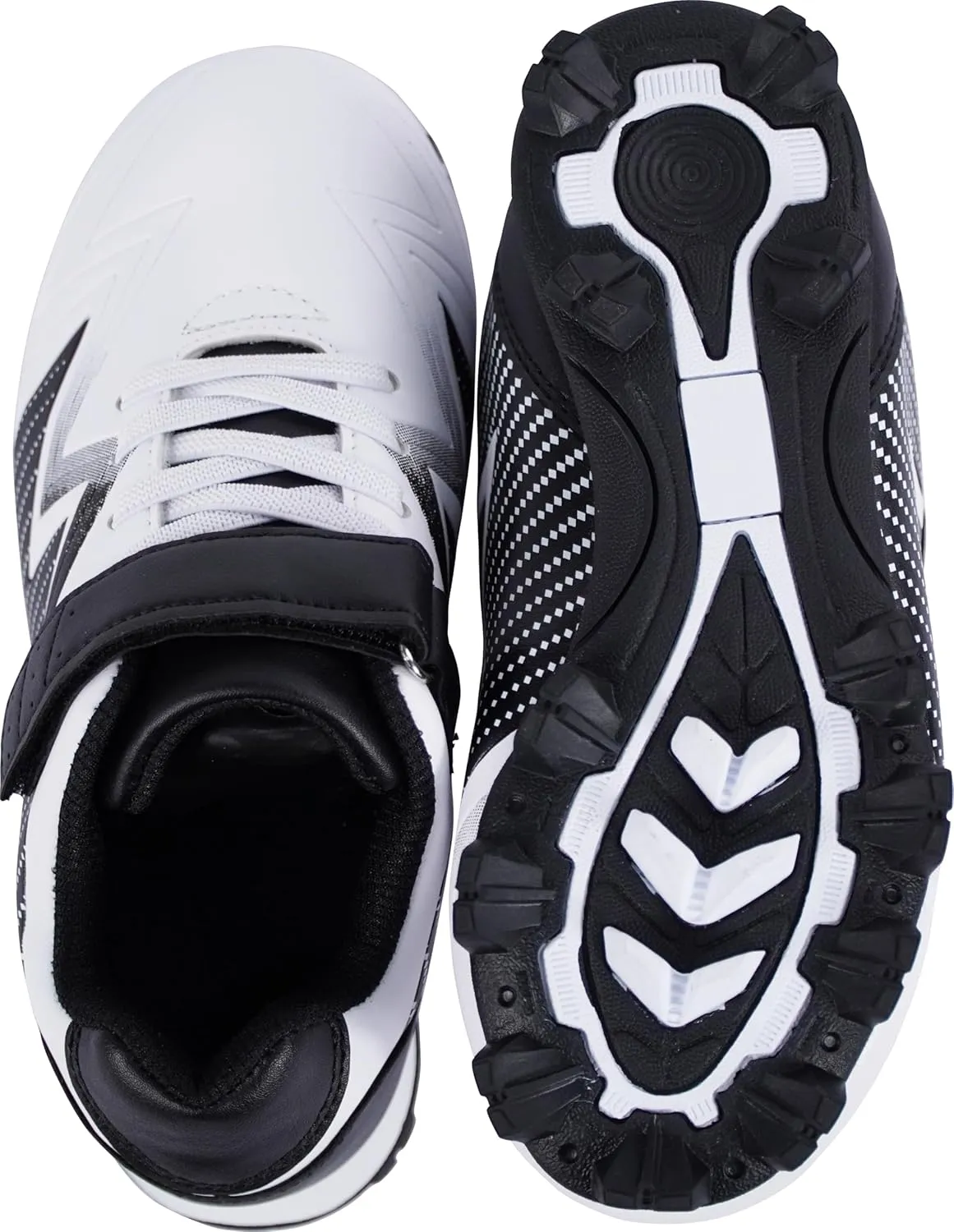 Baseball Cleats for Kids - Unisex-Child Rubber Molded Softball Cleat - Boys Girls Outdoor Athletic Shoes