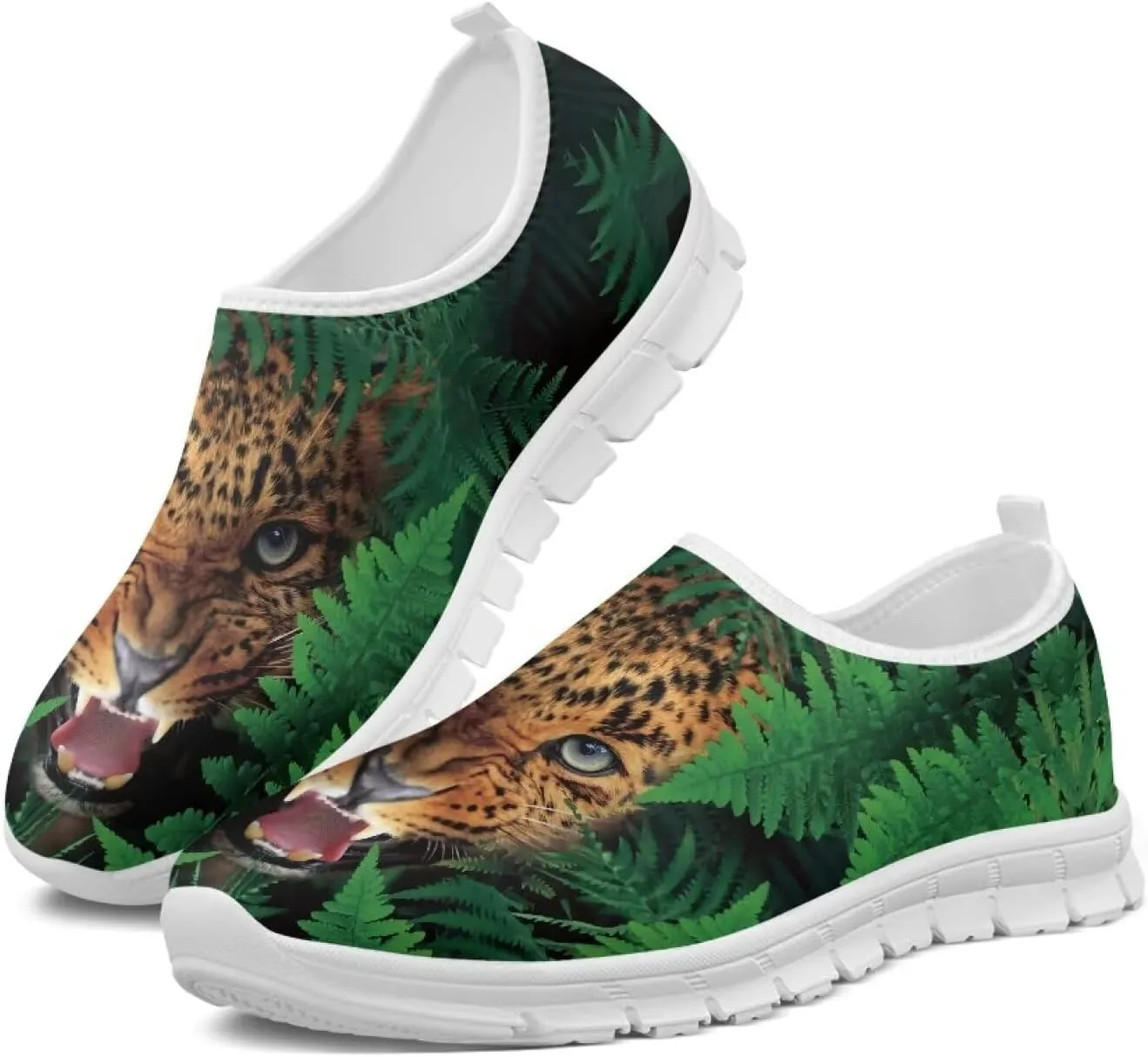 GOSTONG Men's Low-Cut Slip on Casual Loafers Lightweight Non Slip Sports Running Walking Sneakers for Outdoor Rugby Tennis Baseball Golf White 5-14