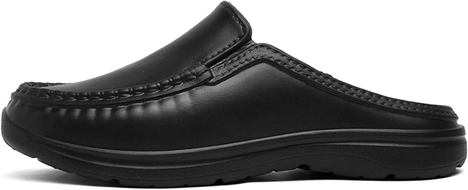 Men's Lightweight Chef Shoes Slip Resistant Food Service Shoes,Lightweight Breathable Restaurant or Kitchen Work Shoes for Kitchen,Restaurant,Driving Walking Shoes