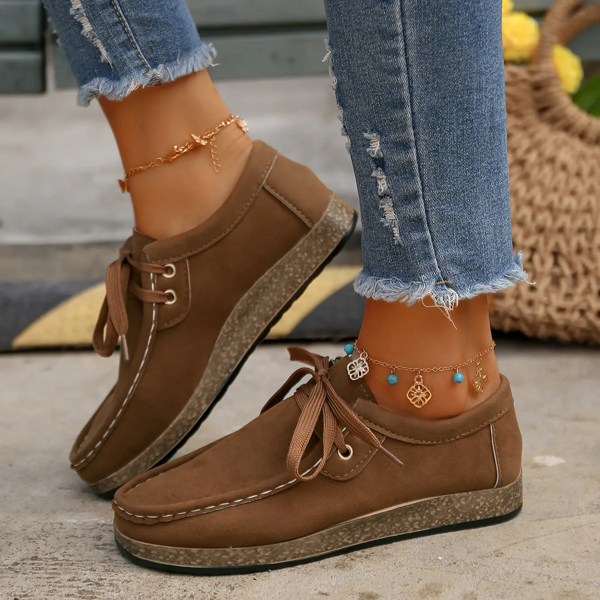 Quinn Lace-Up Slip-Ons