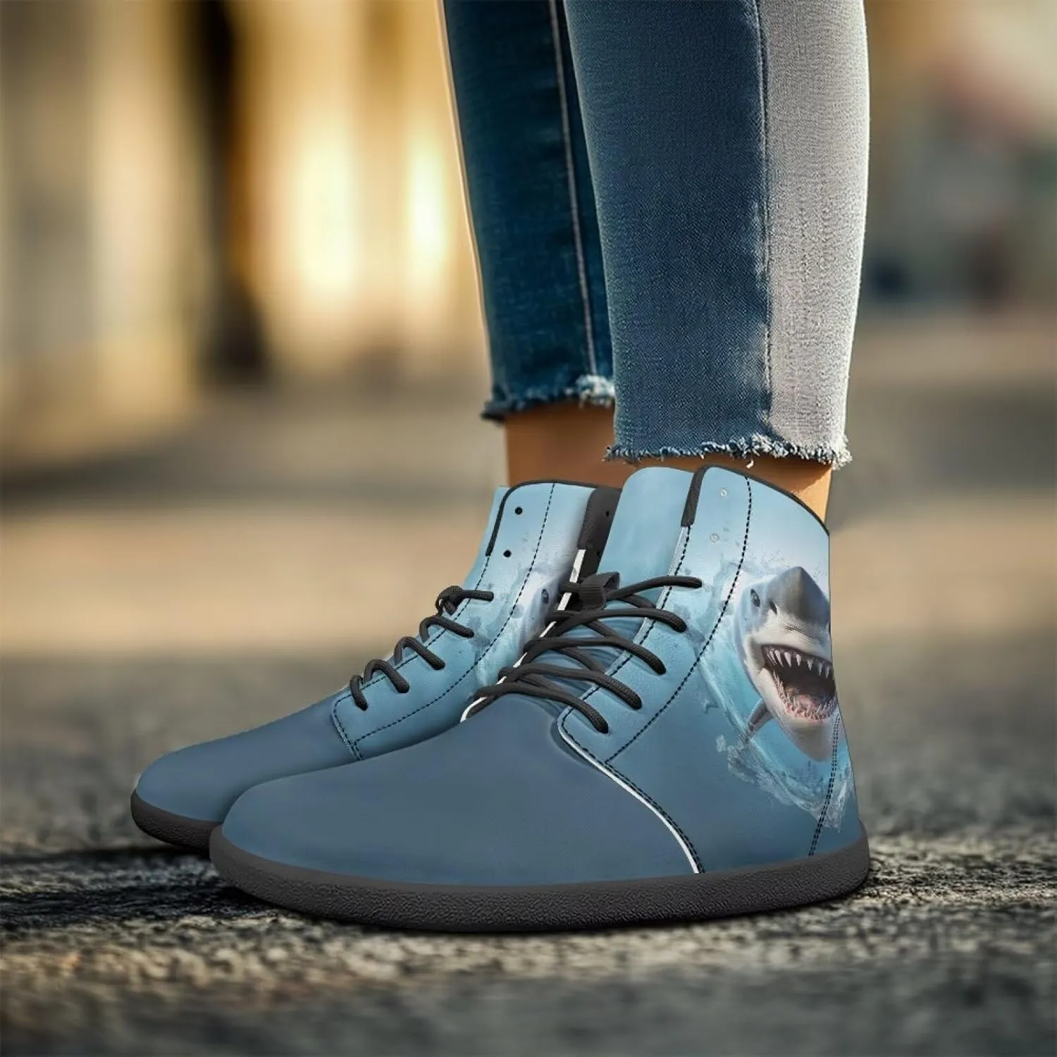 Unisex Adults High Top Barefoot Hiking Boots for Women Men