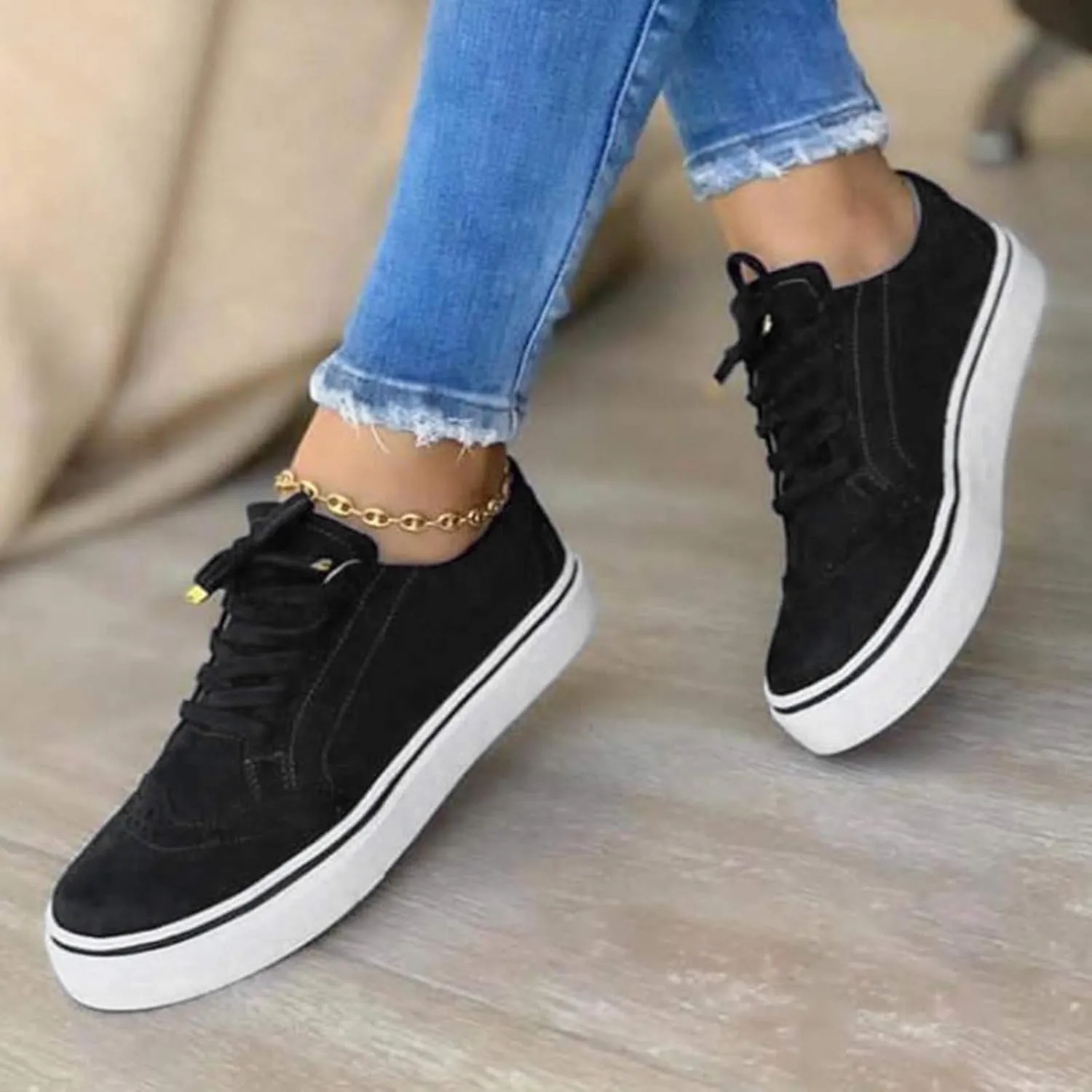Women Sneakers Size 6 Wide Zapatos CModos para Embarazadas Slip On Shoes for Elderly Women Womens High Top Sneakers White Tenis Negros para Caminar De Mujer Comodos