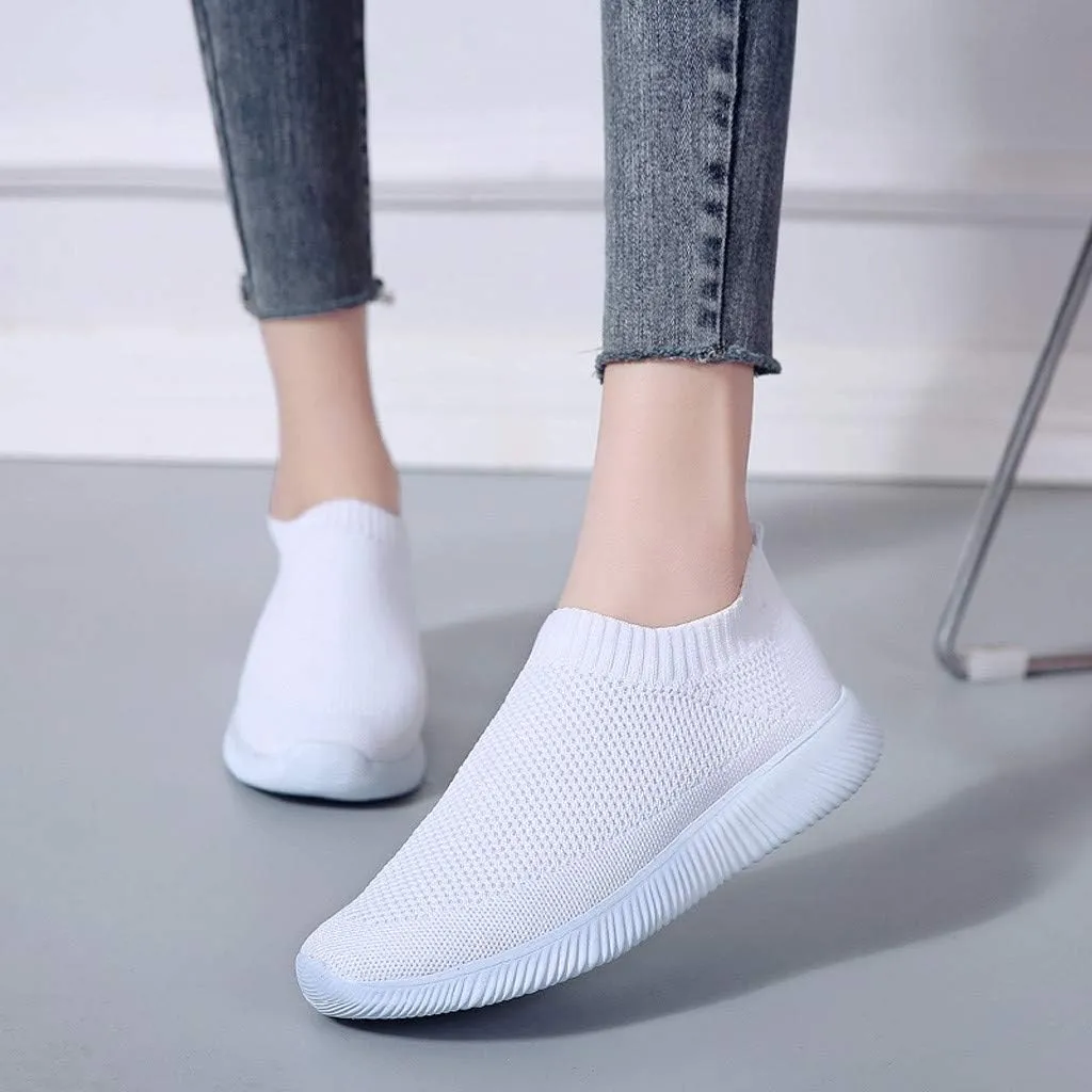 Womens Slip On Walking Shoes Non Slip Running Shoes Mens Dress Shoes Walking Casual Shoes for Fall Waterproof Sneakers White Tennis Shoe Loafers Shoe